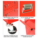 6 Drawer Lockable Tool Cabinet On Wheels, Steel Rolling Tool Chest With Detachable Toolbox