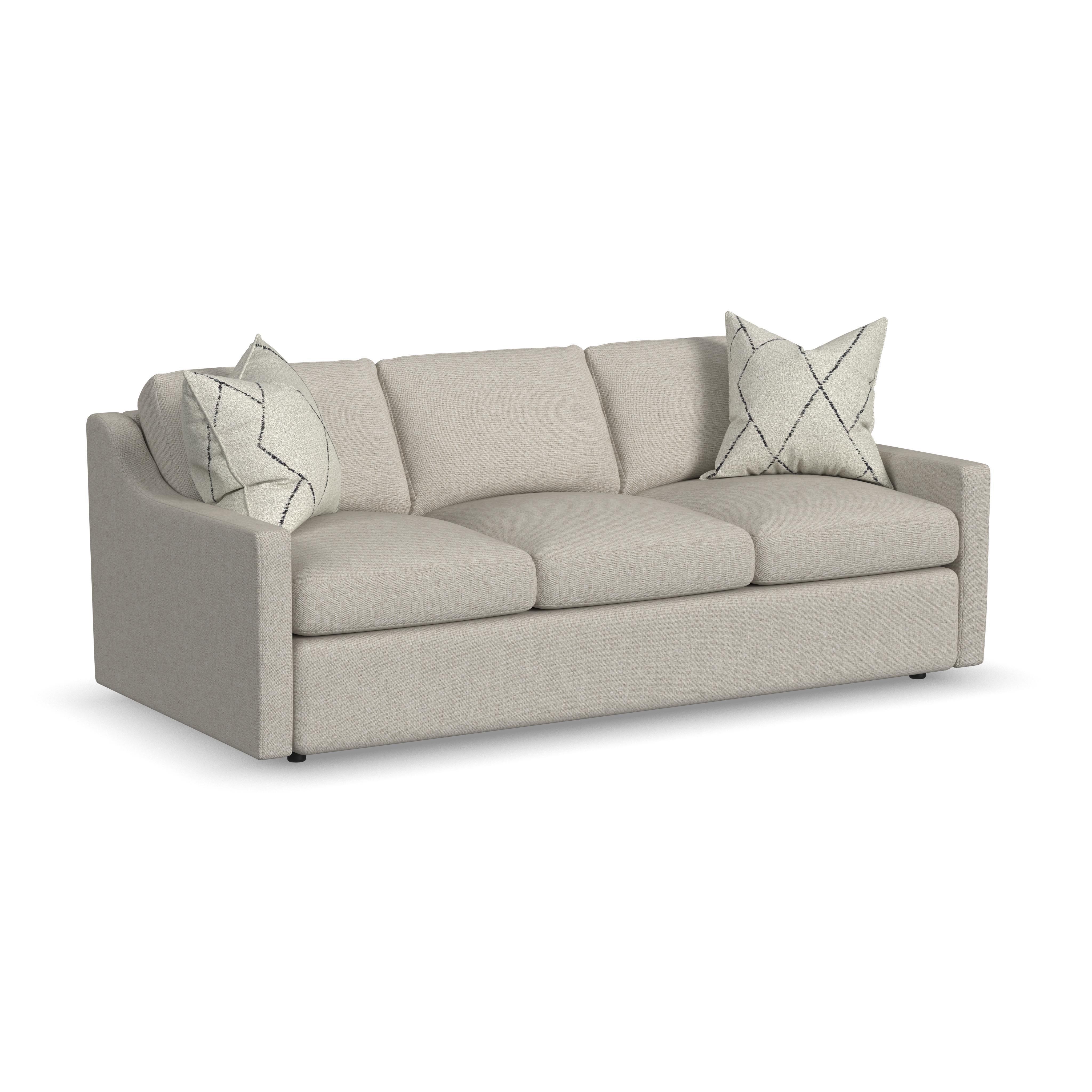 Sky - Upholstered Sofa - Light Gray - Atlantic Fine Furniture Inc