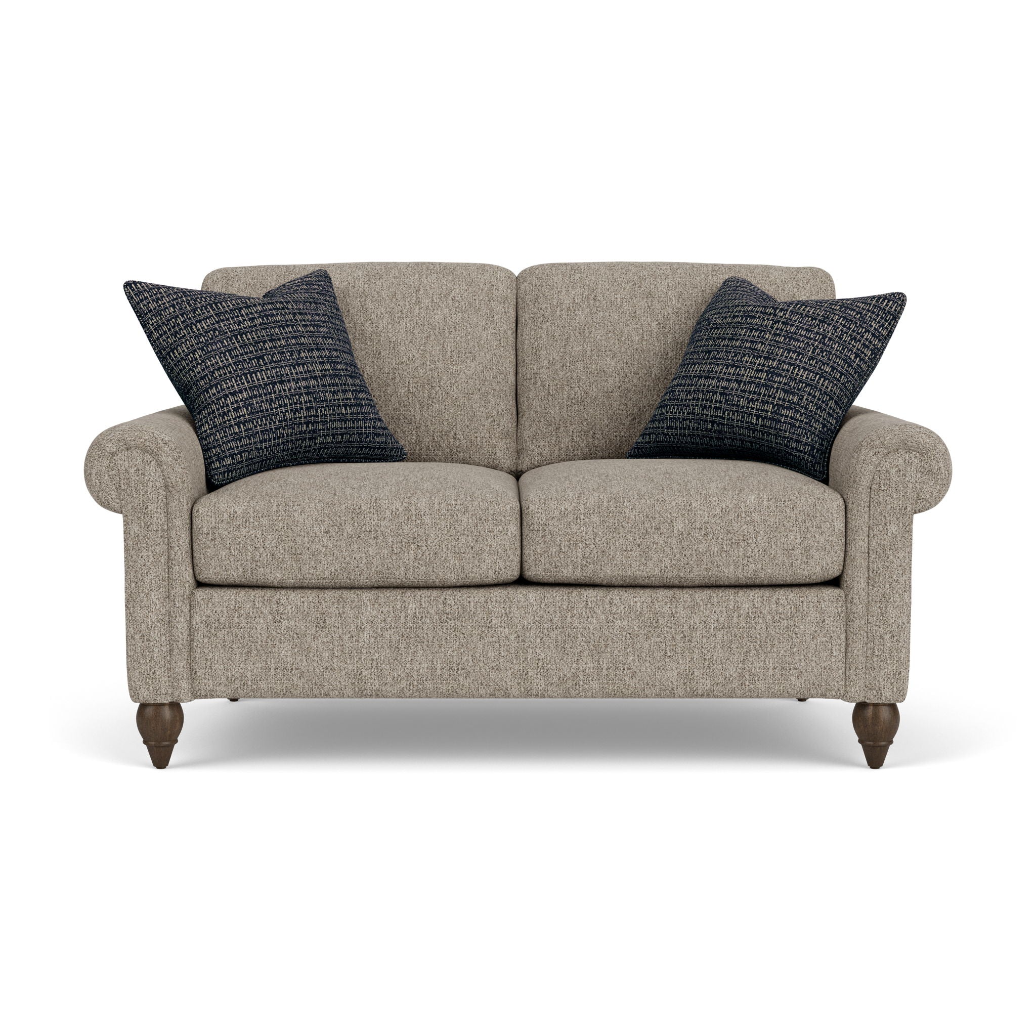 Moxy - Fabric Loveseat With Rolled Arms