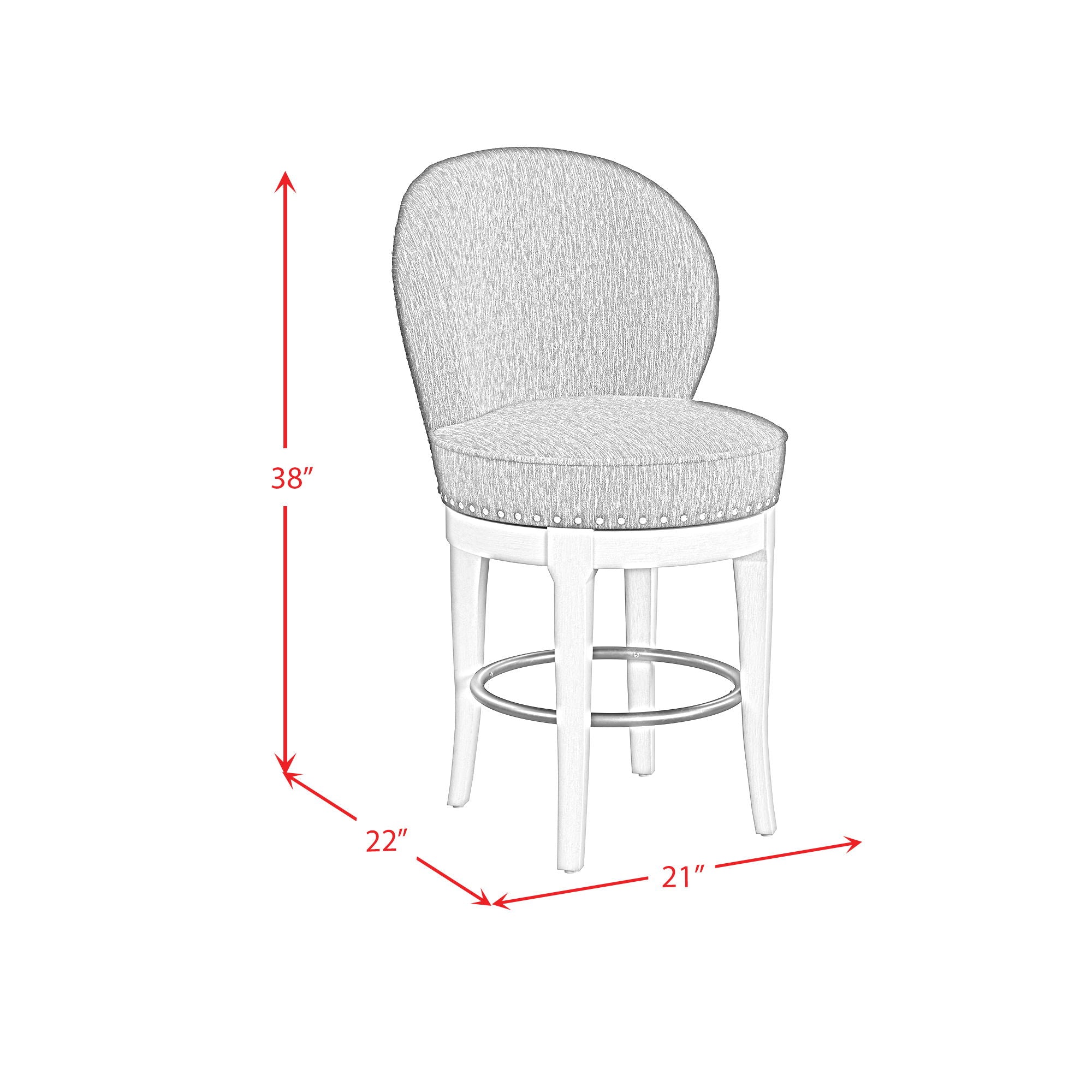 Westford - Swivel Counter Stool (Set of 2) - Atlantic Fine Furniture Melbourne FL