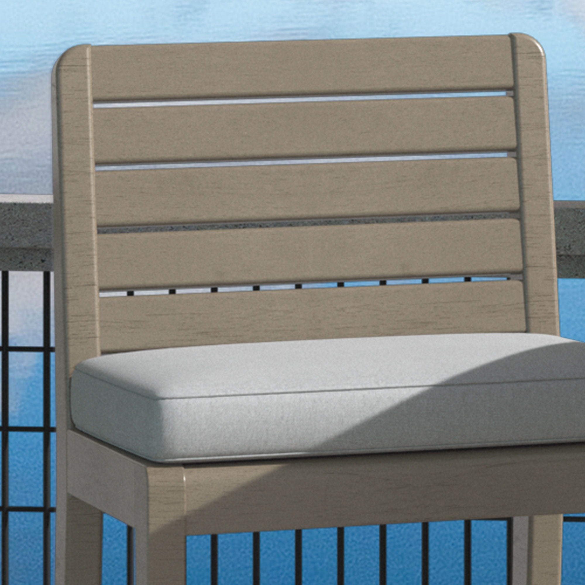 Sustain - Outdoor Barstool - Gray
