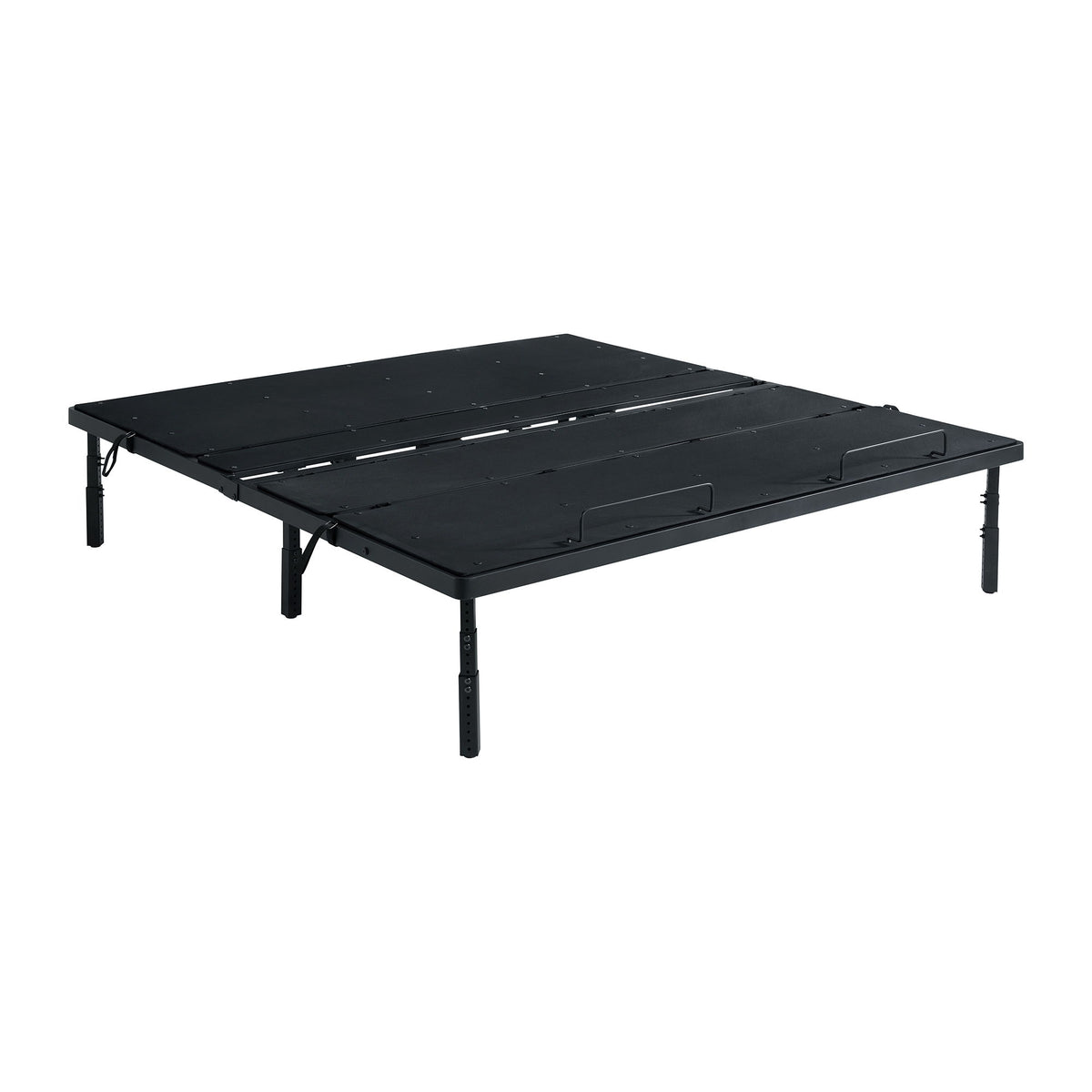 Z Base Pro Adjustable Bed With Head And Foot Incline in Black by Elements International