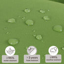 2 Piece High Back Patio Chair Cushion Set