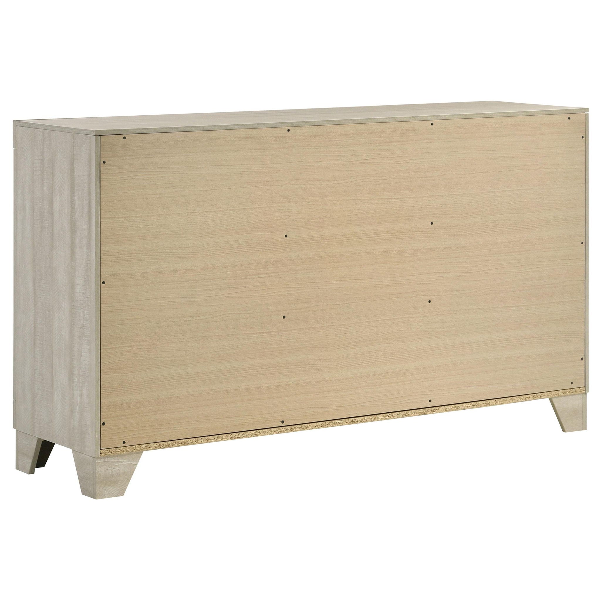 Trenton 6-drawer Bedroom Dresser Rustic Cream