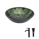 Vessel Sink With Faucet And Pop-Up Drain