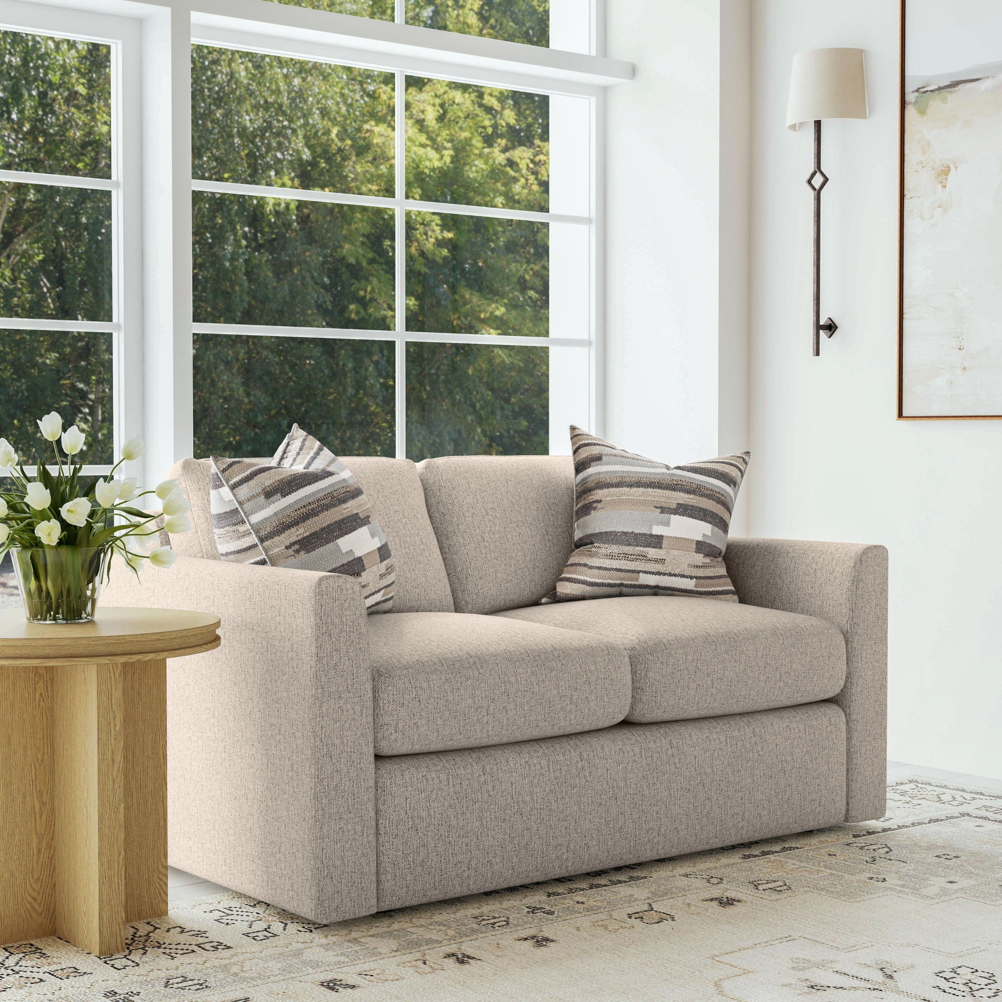 Sky - Fabric Loveseat