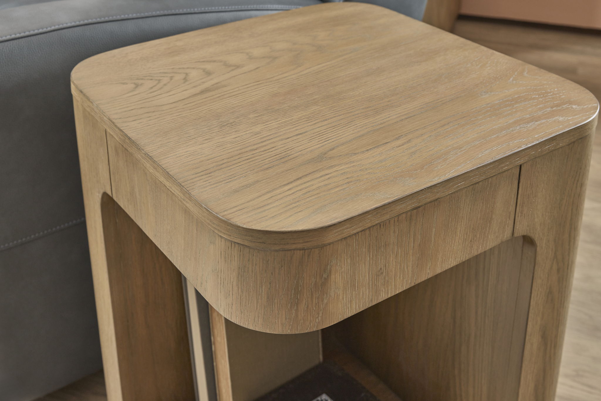 Normandy - Chairside Table - Light Brown