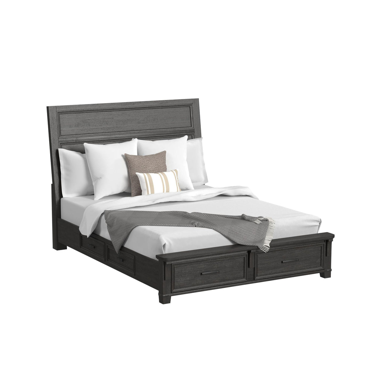 Colorado City Storage Bed in Dark Brown by Elements International