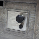 Outdoor Patio Square Gas Burning Mgo Fire Pit, Tank Inside, 40000 Btu