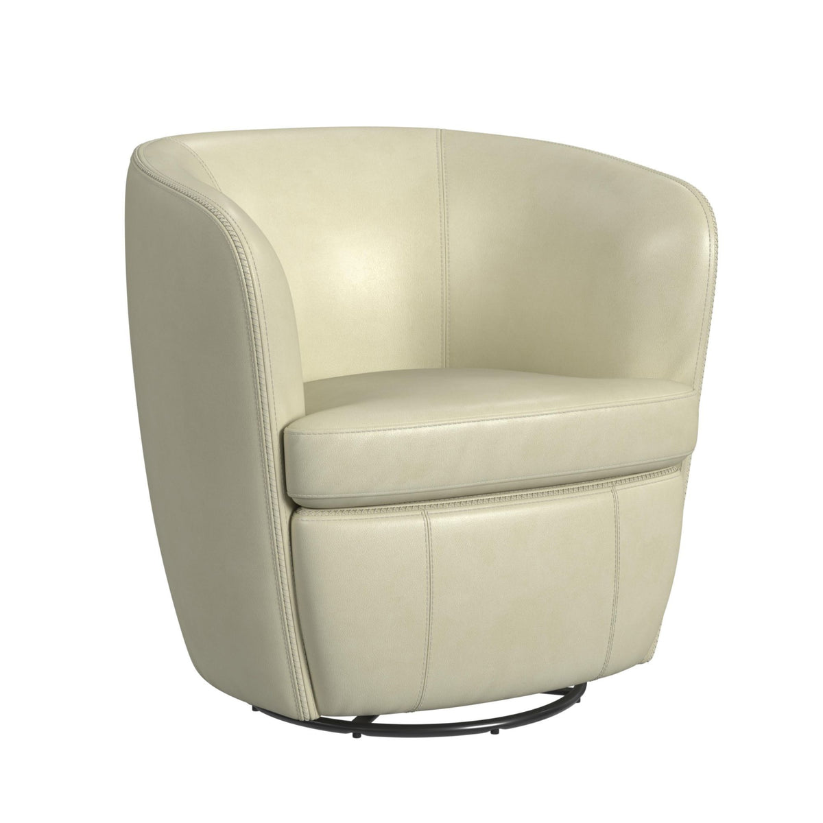 Vito Swivel Chair in Beige by Elements International, view 2