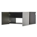Astro Series - Metal Wall Storage Cabinet With Soft Closing Drawers - Metallic Gray