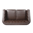 Sophisticated Loveseat With Diamond Stitched Detailing