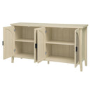 Rattan 4 Door Cabinet, Suitable For Bedroom - Natural
