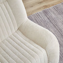 Bean Bag Chair For Adults, Lazy Floor Sofa Couch Memory Foam Bean Bag Sofas Chenille Fabric Reading Chair Comfortable Corner Lounge Sofa For Living Room - White