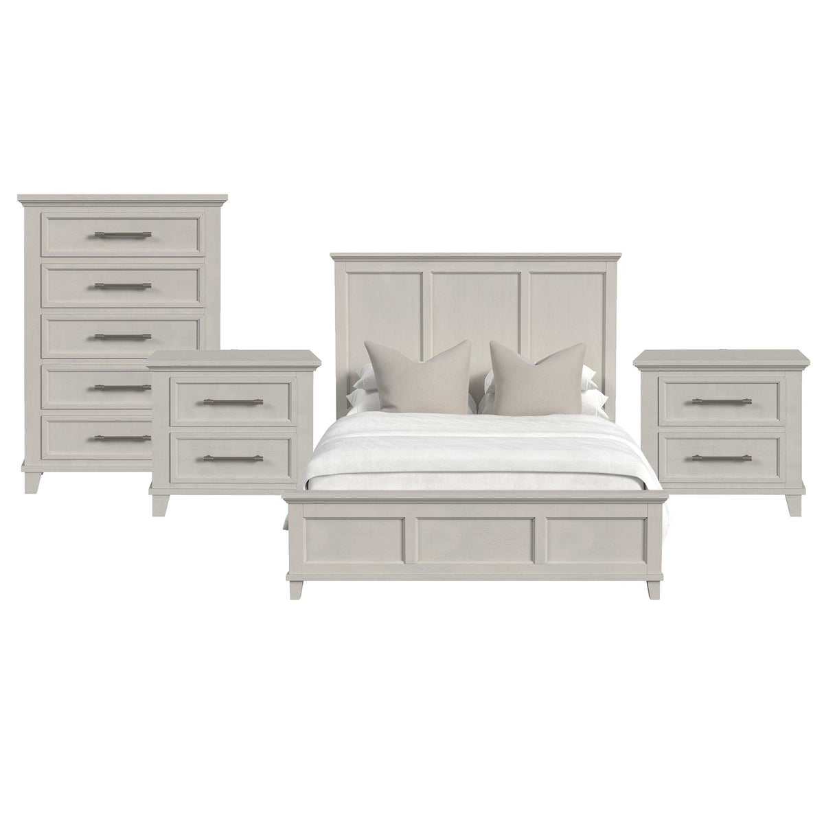 Canterbury Panel Bedroom Set in Dark Gray by Elements International, view 9