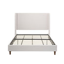 Harper - Tall Headboard Upholstered Bed / High Headboard / Elegant Simplicity / No Box Spring Needed