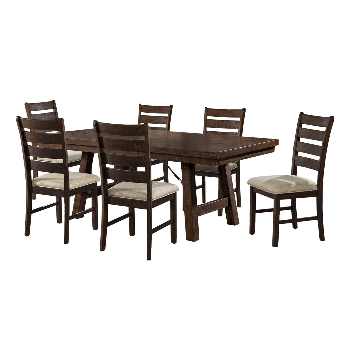 Jax Dining Set in Dark Brown by Elements International, view 3