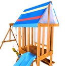 Children's Playset 3 In 1 With Slide, Swings, And Climber