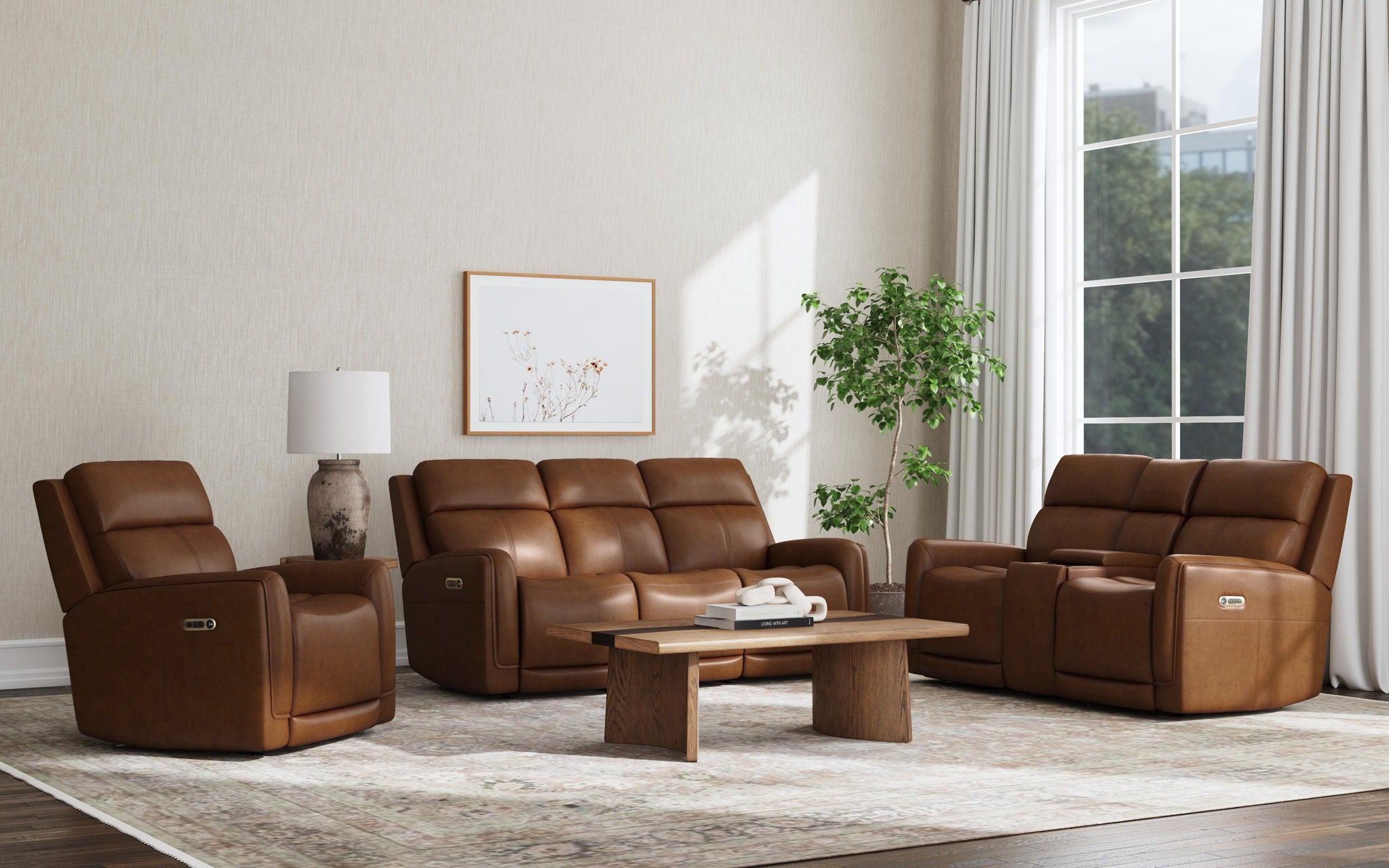 Alister - Power Gliding Recliner With Power Headrest And Lumbar