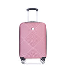 4 Piece Lightweight Suitcase, Makeup Box, Aircraft Wheels