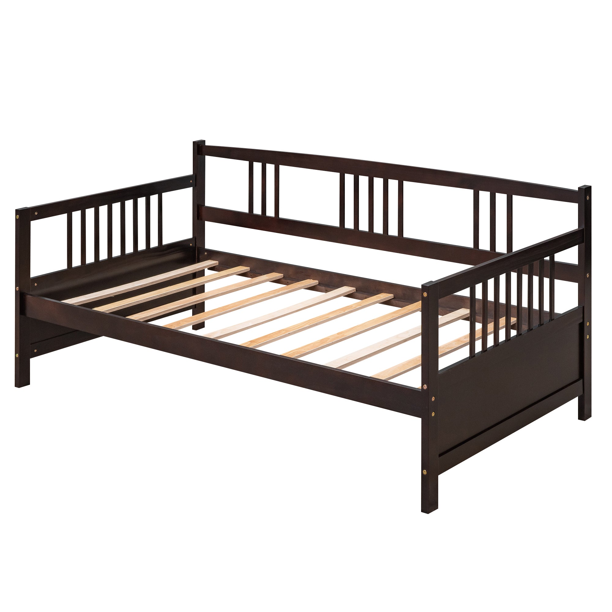 Modern Solid Wood Daybed, Multifunctional, Twin Size, Espresso (Previous SKU: WF191899AAP) - Atlantic Fine Furniture Melbourne FL