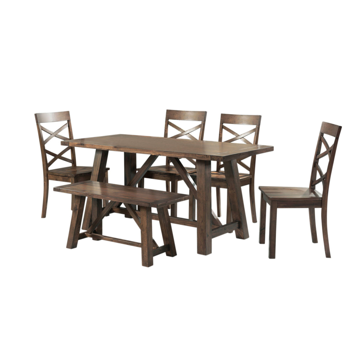 Renegade Dining Set in Dark Brown by Elements International