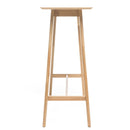 Bar Height Dining Table With Splayed Legs And Elongated Rectangular Top