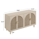 4 Door Cabinet, Customizable Storage System