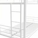 Bunk Bed For Kids, Convertible Frame With Ladders & Guardrail