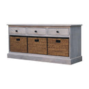 Acid - Basket Storage Cabinet - Gray Ash