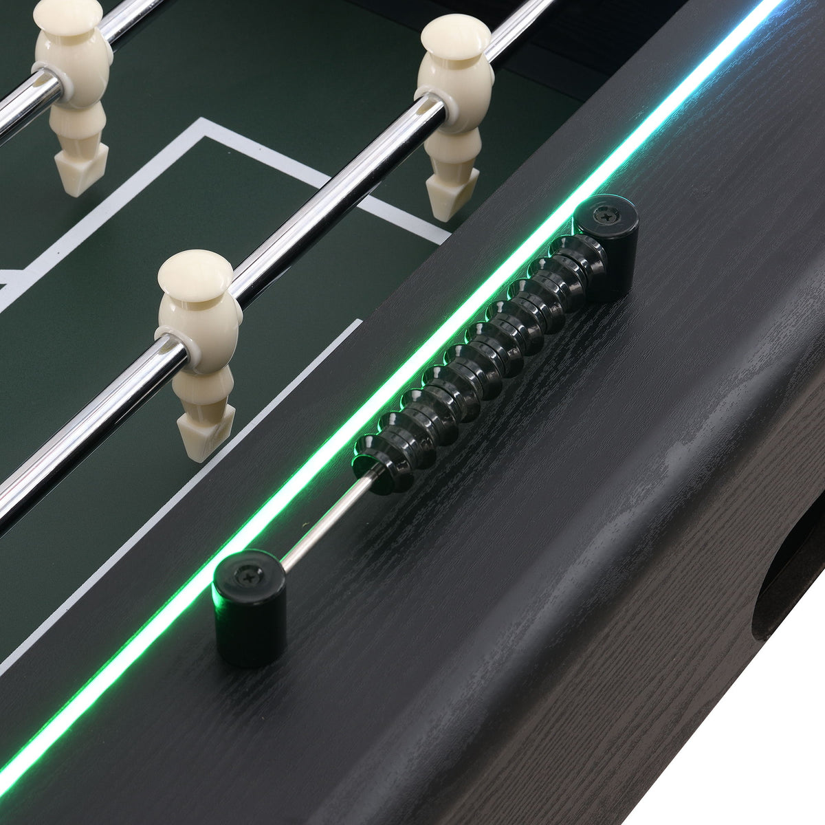 Amaya Indoor Foosball With LED in Black by Elements International, view 8