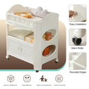 Eco Friendly Hdpe Baby Diaper Changing Table With Removable Safety Belt And Easy Clean Surface - White