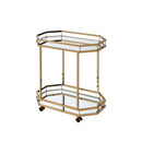 Lacole - Serving Cart - Mirrored & Champagne