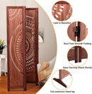Panel Solid Wood Folding Room Divider