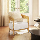 Astrid - Square Accent Throw Pillow Cover With Feather Insert