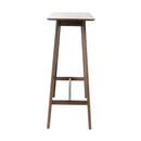 Bar Height Dining Table With Splayed Legs And Elongated Rectangular Top