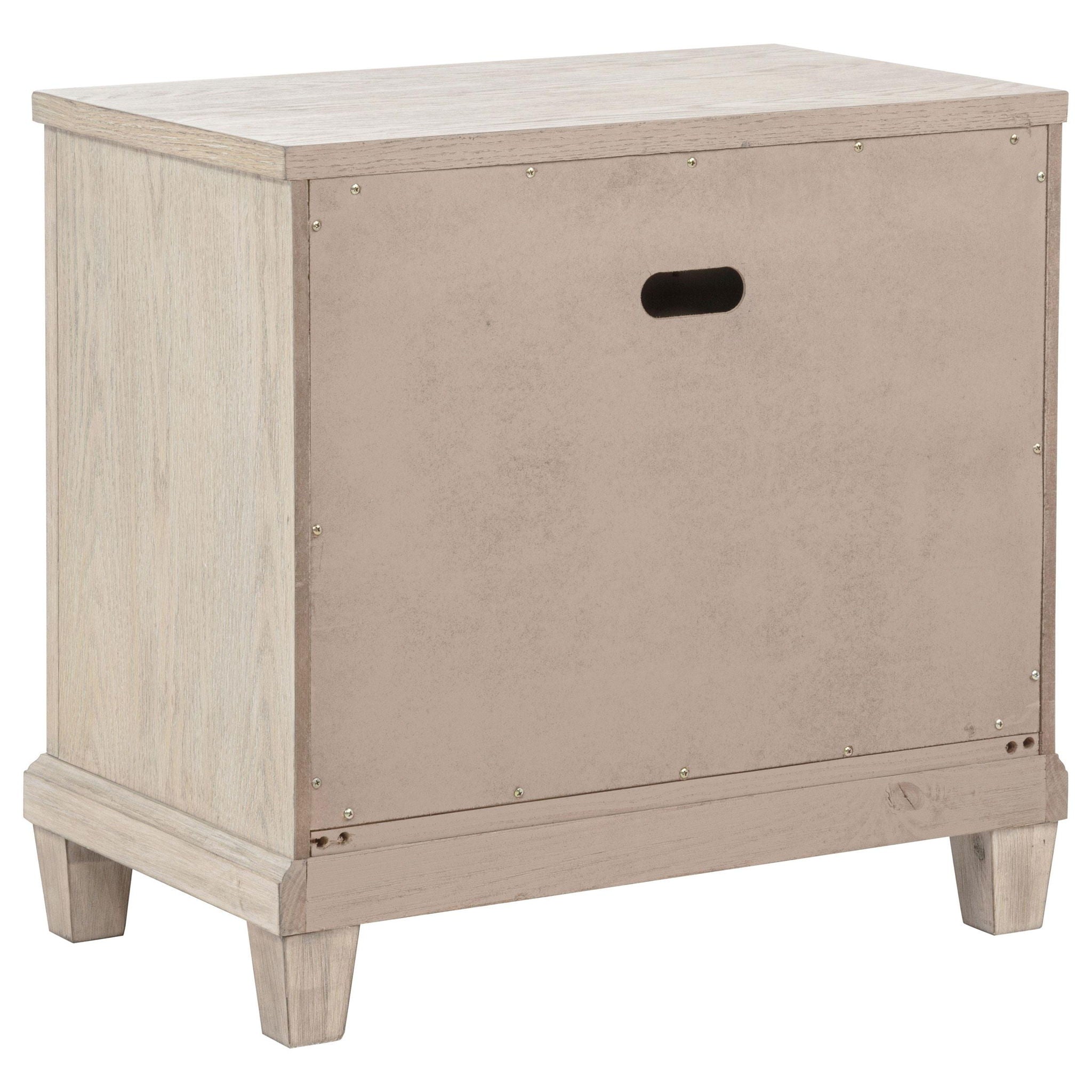 Pembroke 2-drawer Nightstand Bedside Table Washed Oak