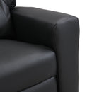 Sally Deluxe Kids Recliner Chair With Cup Holder - Black