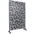 Decorative Freestanding Metal Privacy Screen For Indoor & Outdoor Use