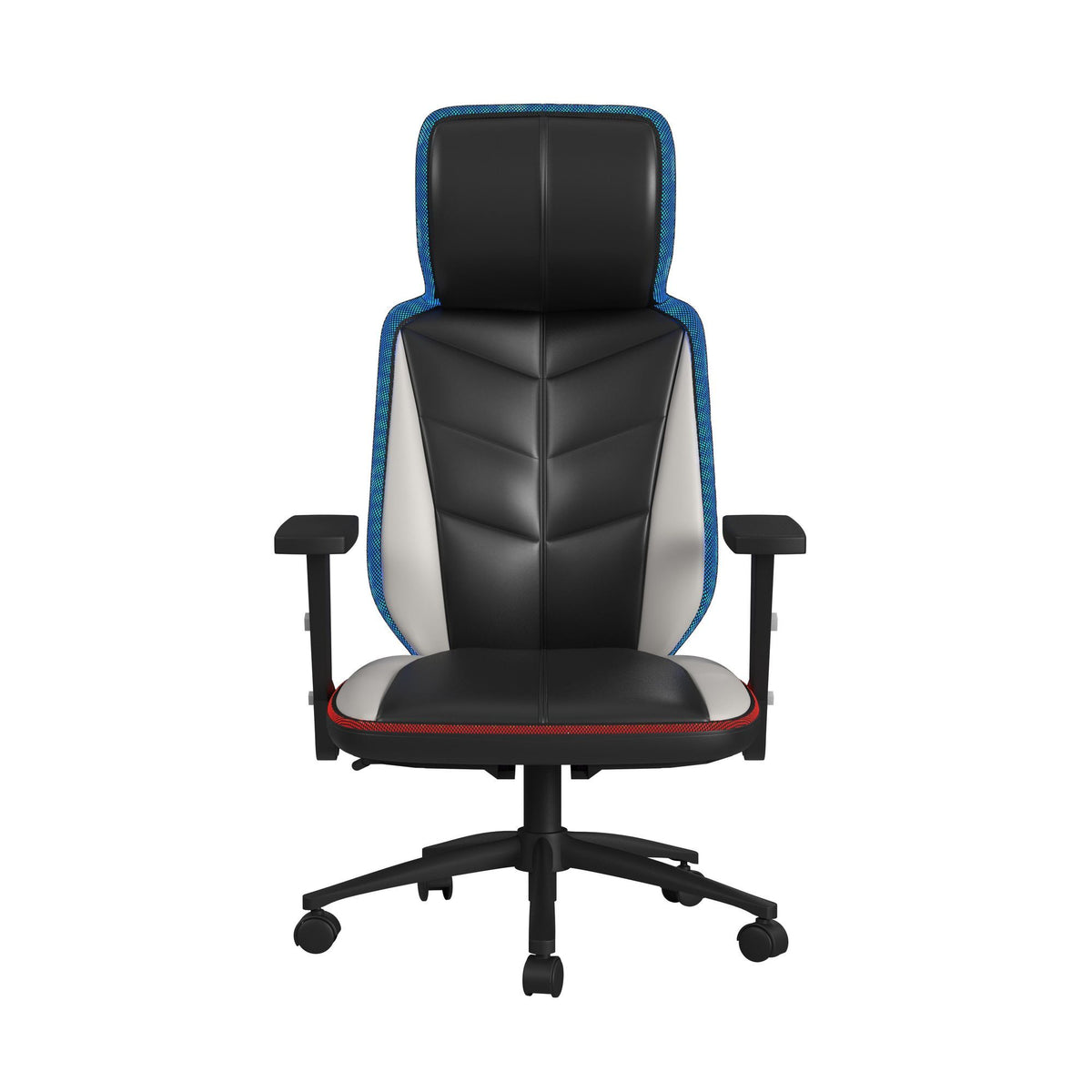 Rollins Gaming Chair With LED And Speaker in Black by Elements International, view 6