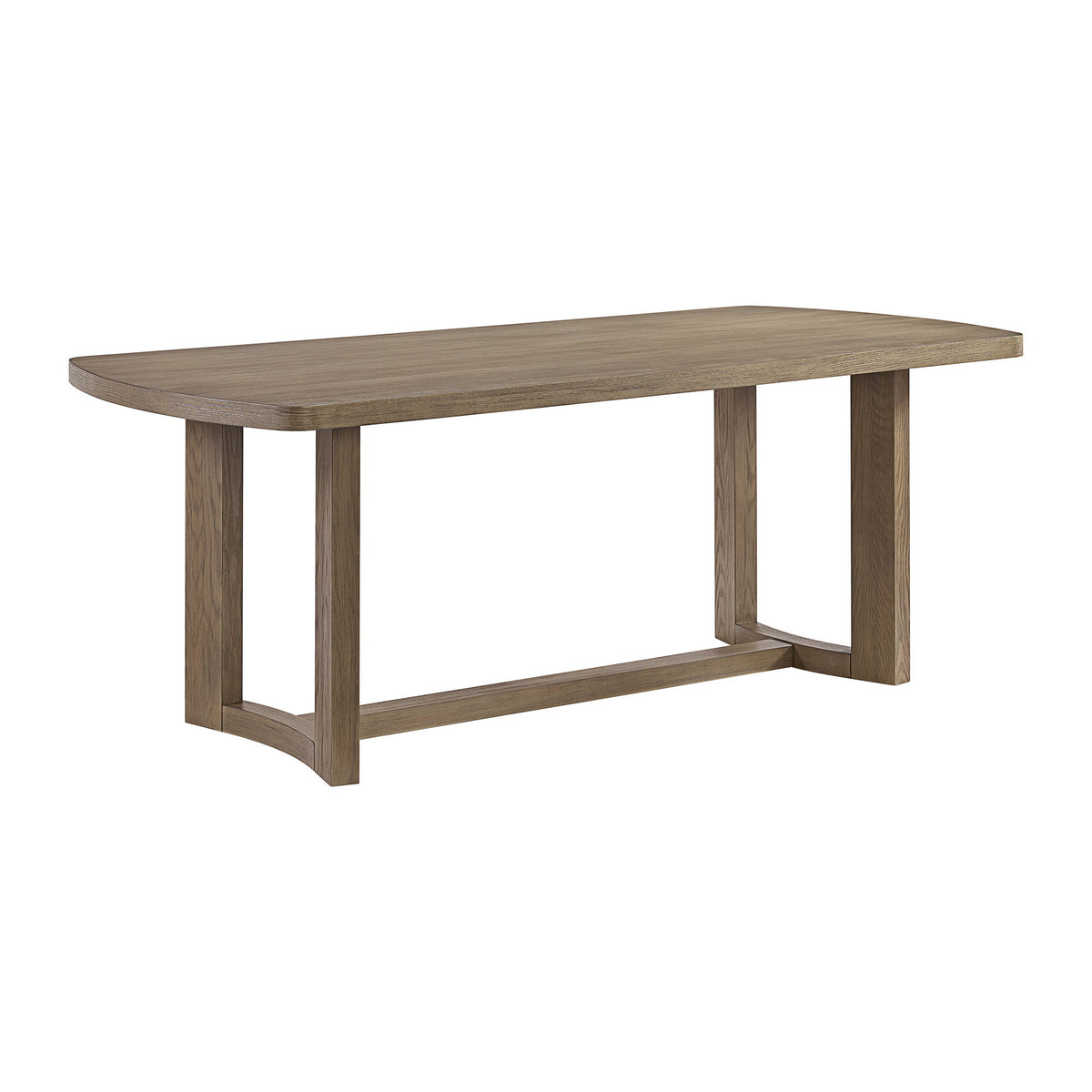 Portland Rectangular Dining Table in Black by Elements International, view 2