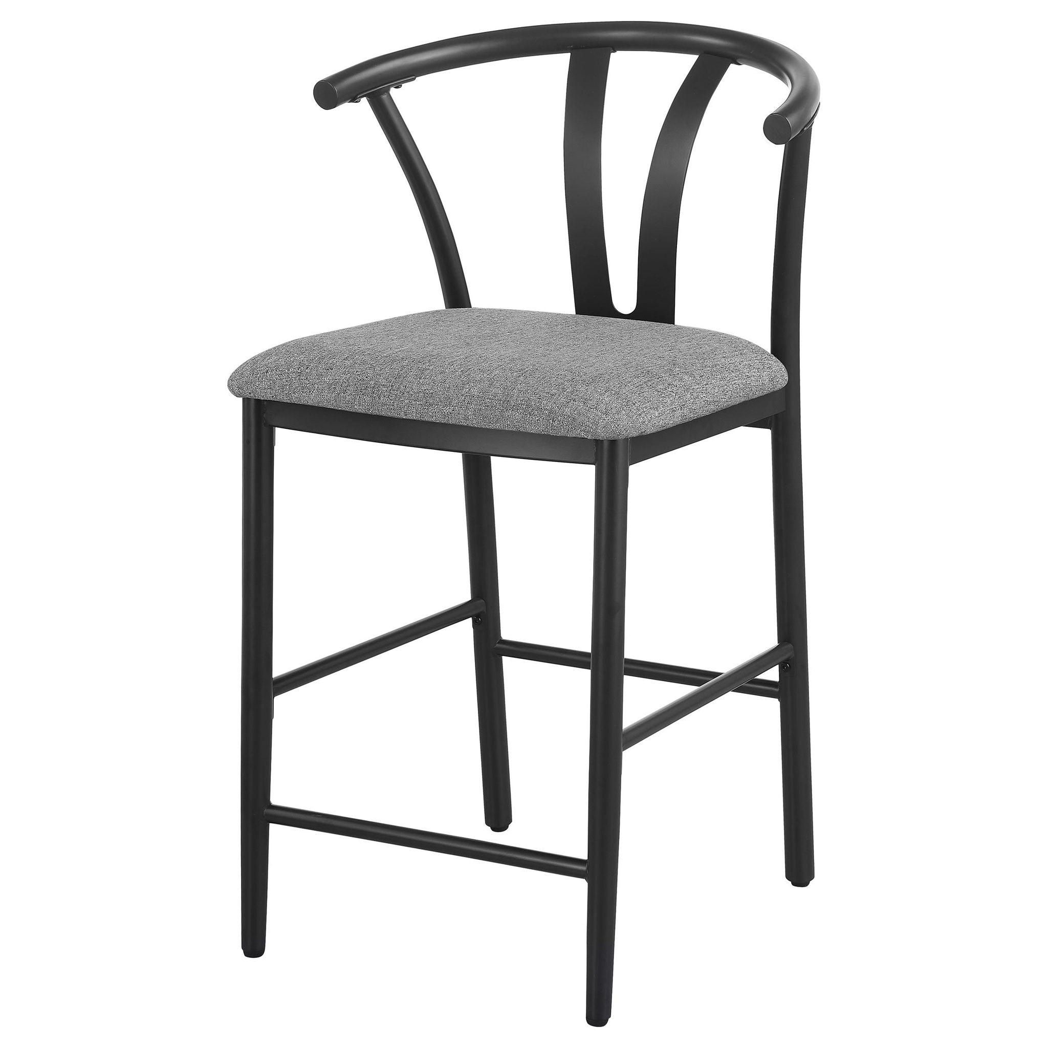 Dolman Counter Height Dining Side Chair Grey (Set of 2) - Atlantic Fine Furniture Melbourne FL