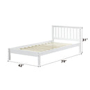 Freya - Twin Bed - White - Atlantic Fine Furniture Inc