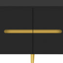 Minimalist TV Stand For TVs Up To 85", Modern Entertainment Center Media Console With 4 Spacious Cabinets For Living Room