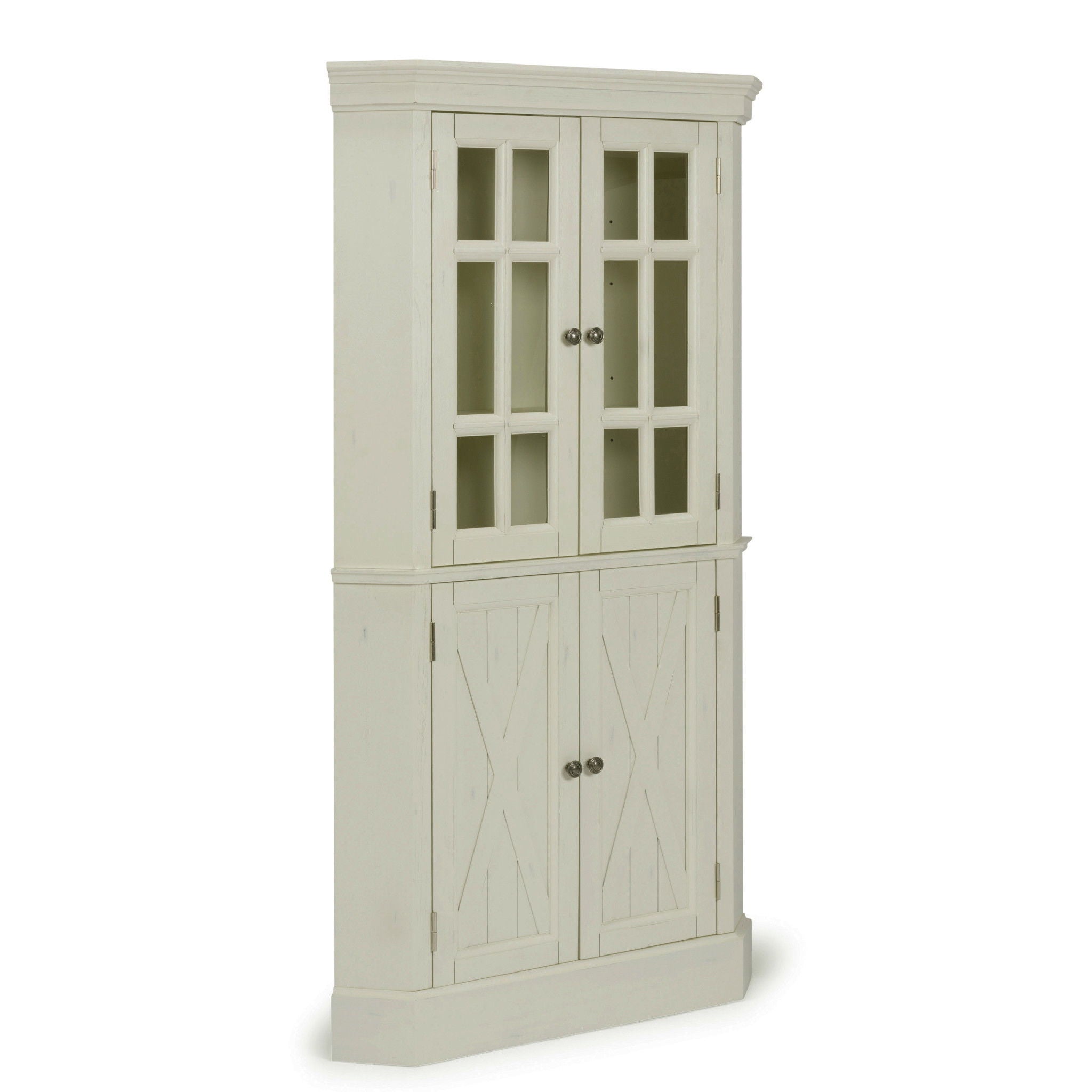 Seaside Lodge - Corner China Cabinet - White