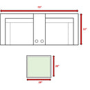 Wicker Seating Group Set With Table And Cushions