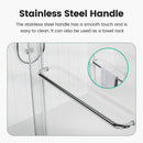 Semi Frameless Double Sliding Shower Door With Tempered Glass