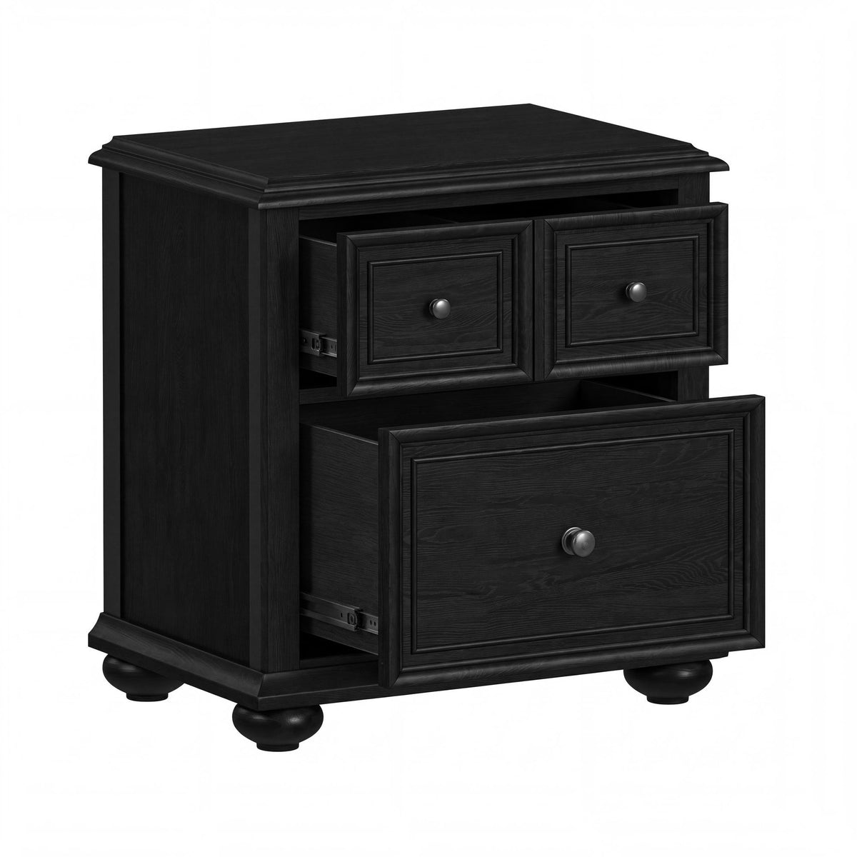 Heritage Sleigh Bedroom Set in Black by Elements International, view 38