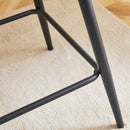 Bar Chair Set Comfortable With Metal Legs And Ergonomic Design