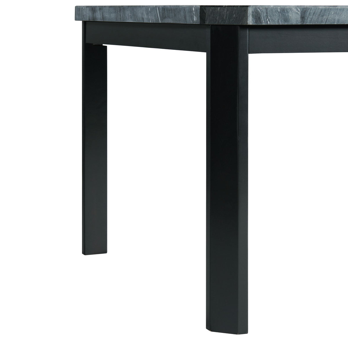 Francesca Dining Table in Black by Elements International, view 3